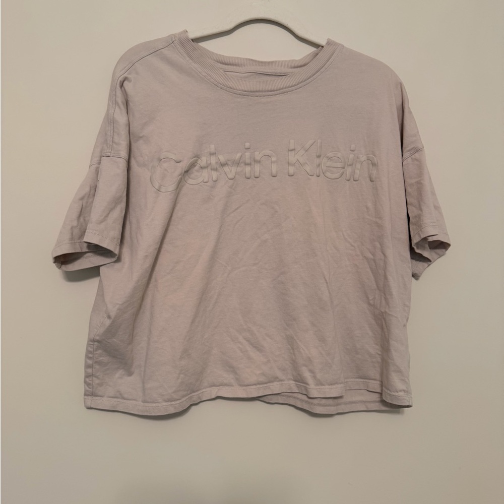 Calvin Klein Performance Heather Gray Tee
